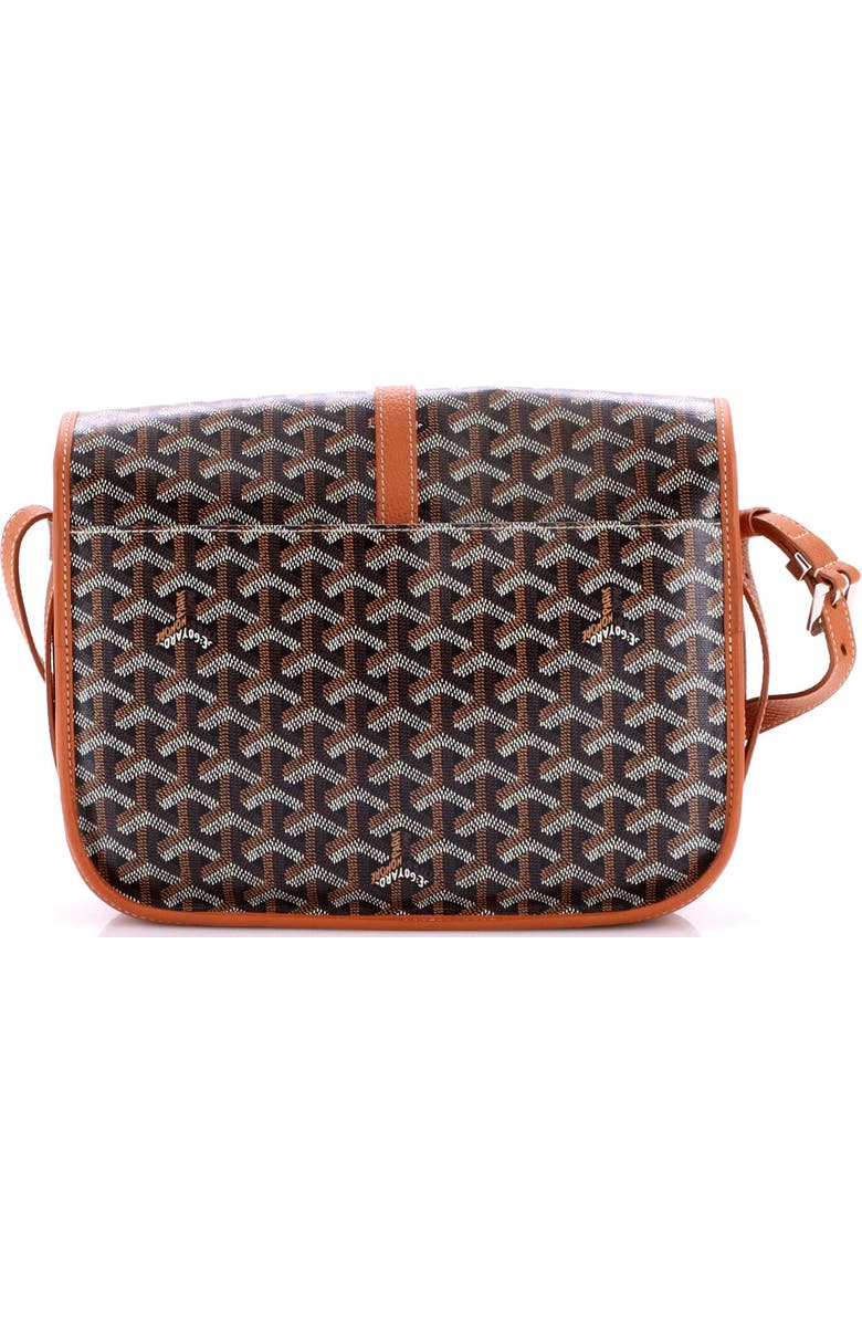 Pre-Owned Goyard Belvedere II Messenger Bag Coated Canvas MM, Alternate, color, Black