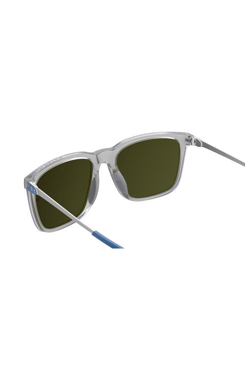 Under Armour Uareliance 56mm Polarized Square Sunglasses In Blue