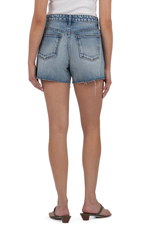 Kut From The Kloth Jane High Rise Shorts In Distinguished Wash In Freedom