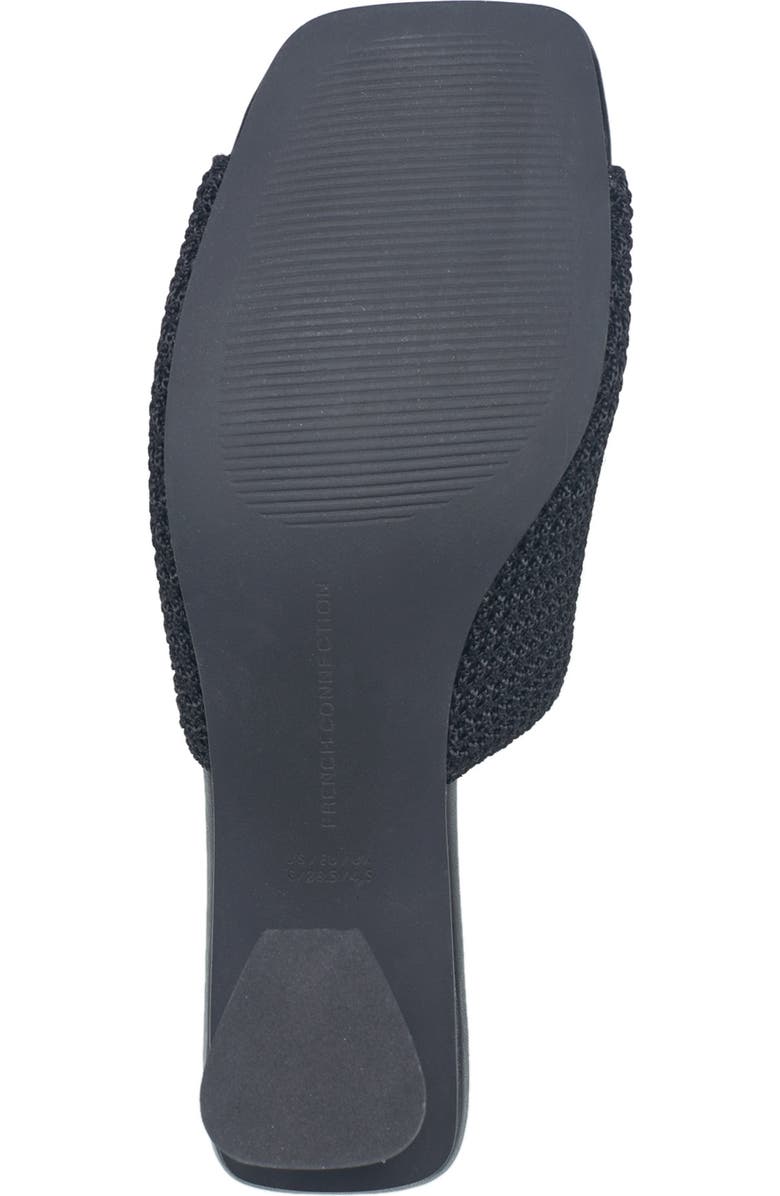 French Connection Sevran Knit Mule, Alternate, color, Black