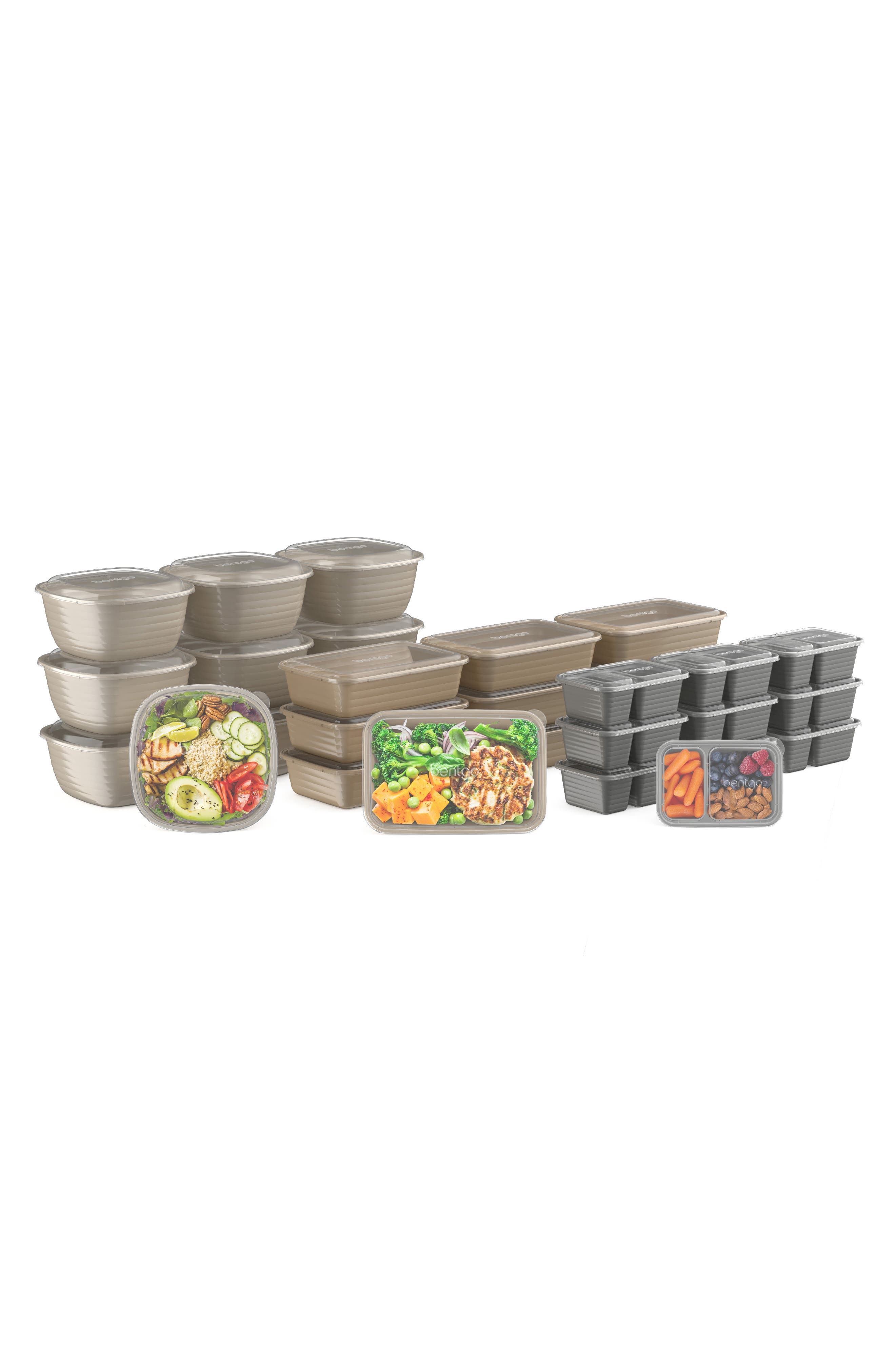 BENTGO Prep 60-Piece Meal Prep Kit
