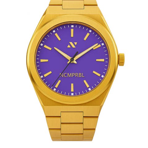 Elevate Link Peri Swiss Movement Bracelet Watch, 42MM