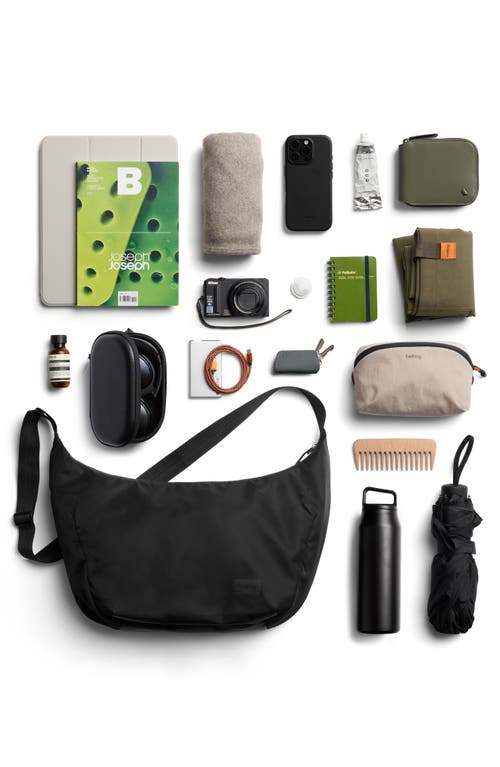 Bellroy Laneway Crescent Crossbody Bag In Black