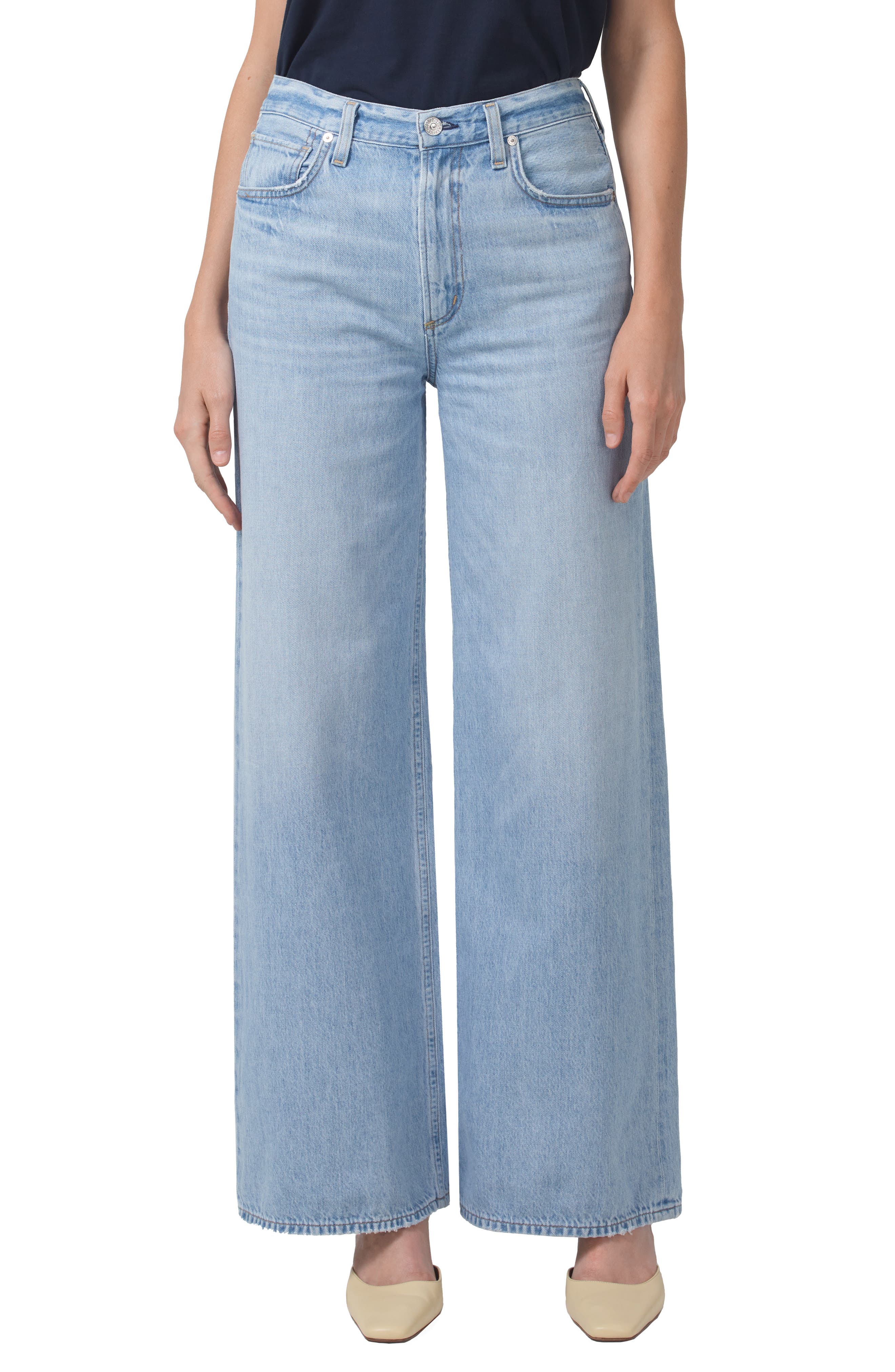 Citizens of Humanity Paloma Baggy High Waist Organic Cotton Wide Leg Jeans