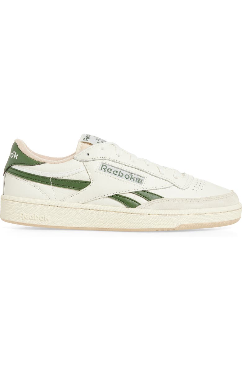 Reebok Club C Revenge Vintage Sneaker, Alternate, color, Chalk/ Breakawaygreen/ Tan