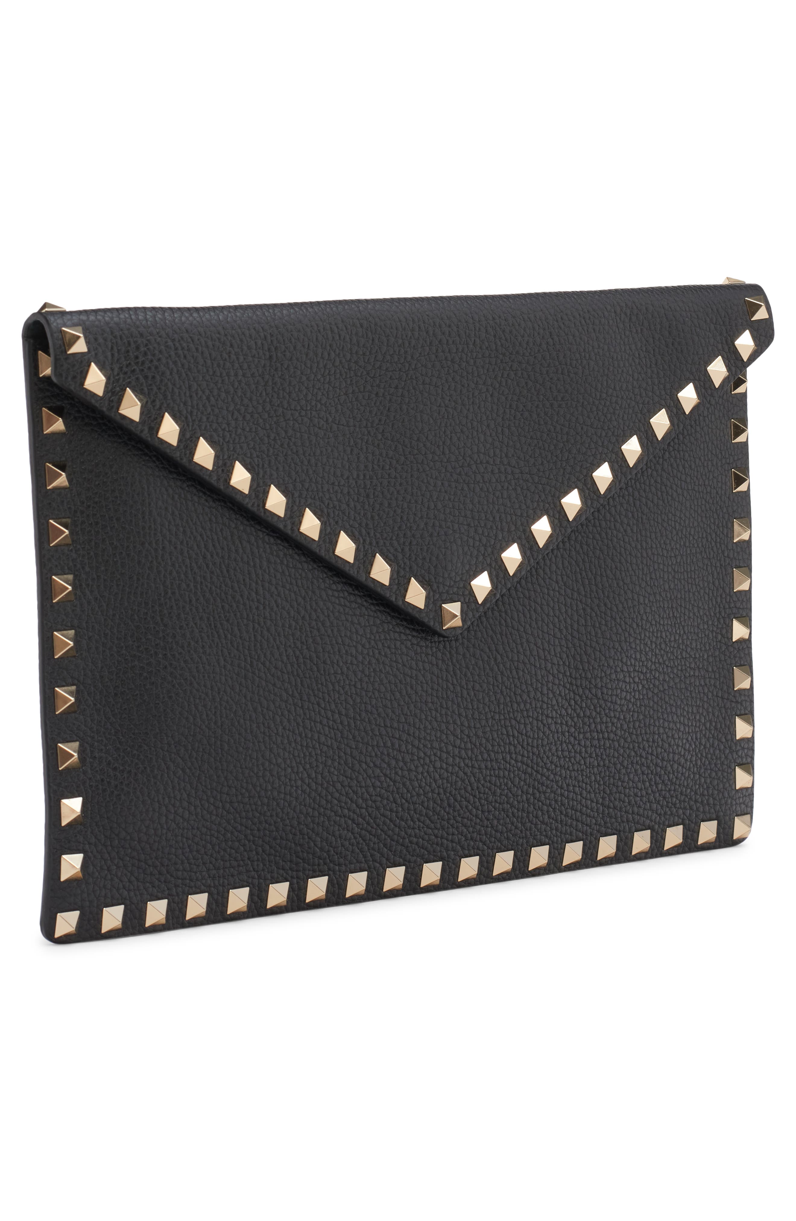 Valentino Garavani Large Rockstud Envelope Pouch, Alternate, color, 