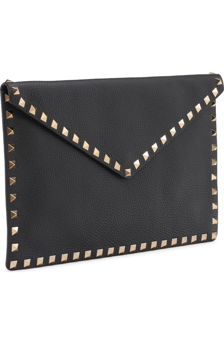 Valentino Garavani Large Rockstud Envelope Pouch, Alternate, color,