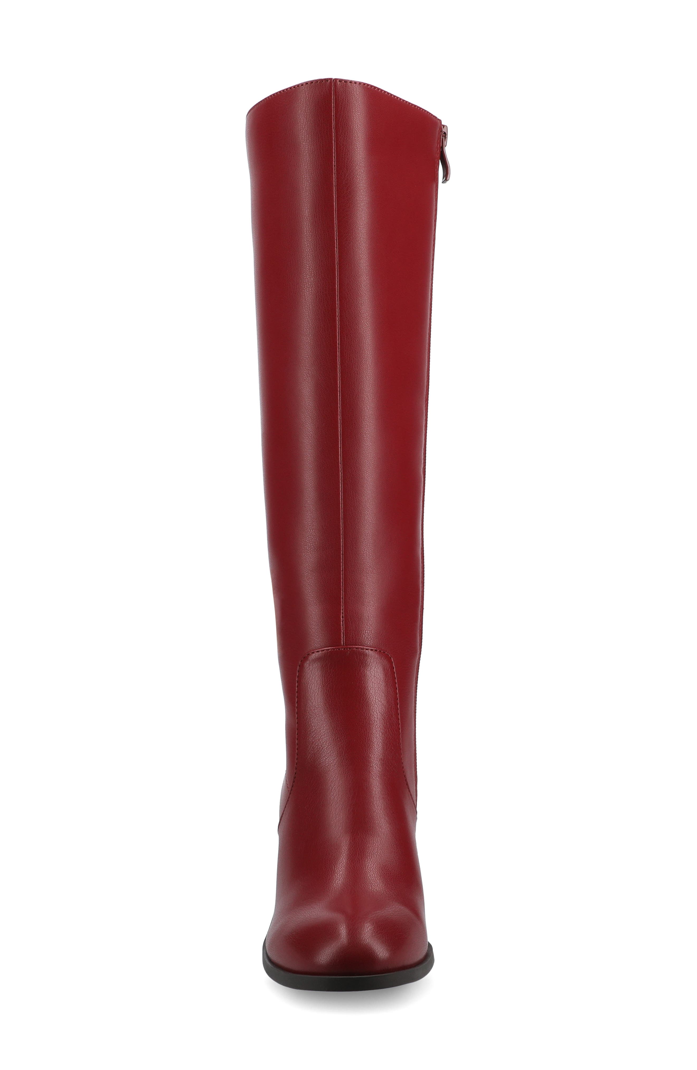 Romilly Block Heel Boot, Alternate, color, CRANBERRY