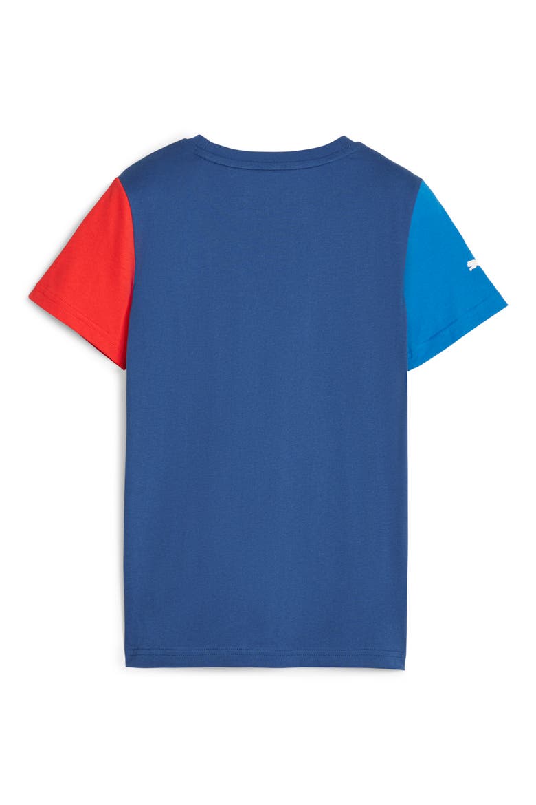 Kids' x BMW M Motorsport Colorblock Cotton Graphic T-Shirt, Alternate, color, PRO BLUE-M COLOR