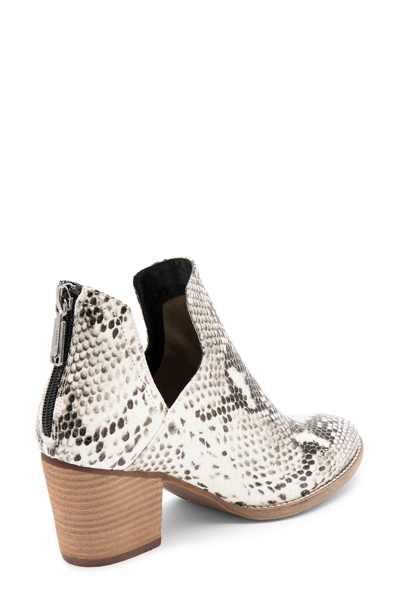 Neda Waterproof Bootie, Alternate, color, NATURAL SNAKE PRINT LEATHER