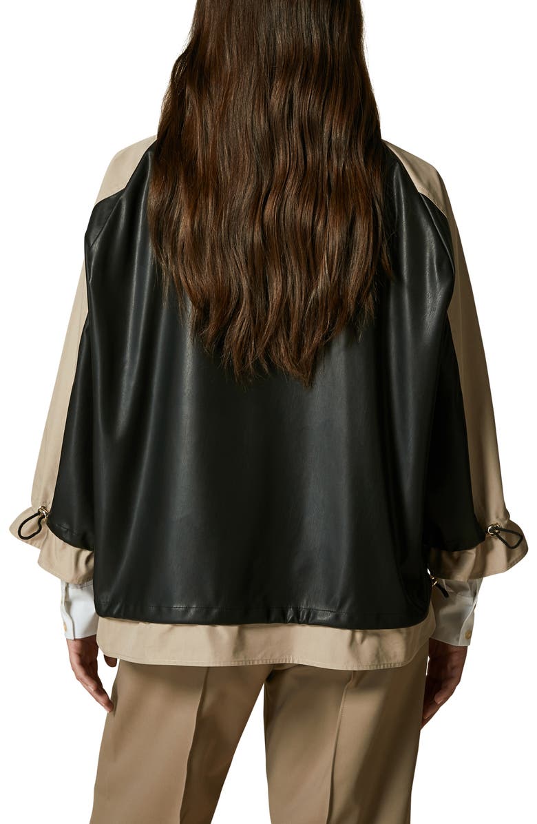 Marina Rinaldi Tattile Waterproof Raincoat, Alternate, color,