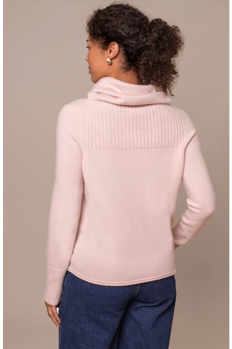 British Supersoft Slouchy Cowl Neck, Alternate, color, Peony