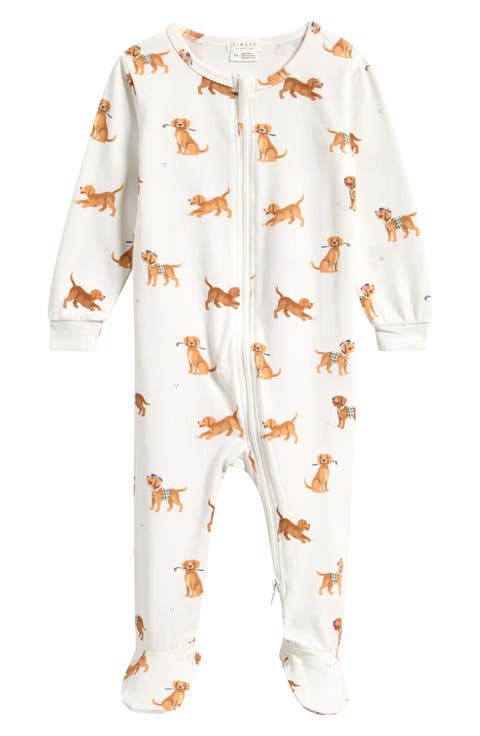 Golf Pups Organic Cotton Blend Footie (Baby)