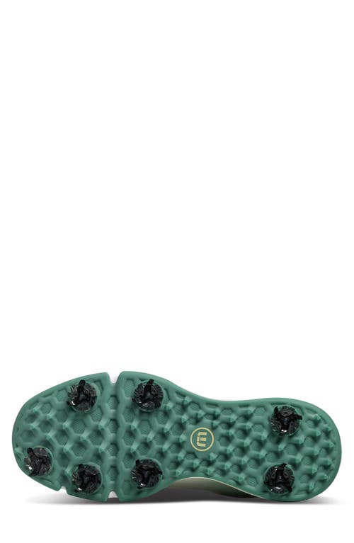 Travismathew The Ringer 2.0 Golf Sneaker In White/green
