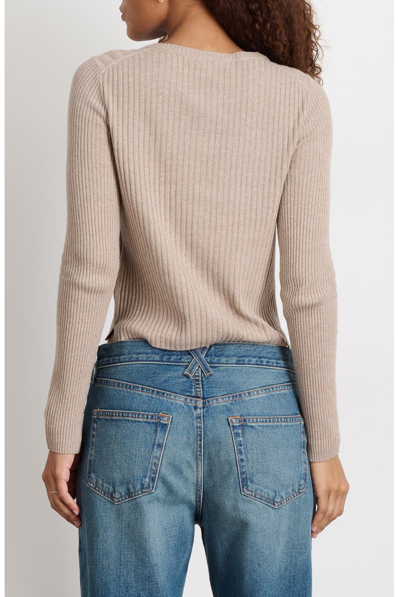 Rib Cardigan, Alternate, color, PUMICE