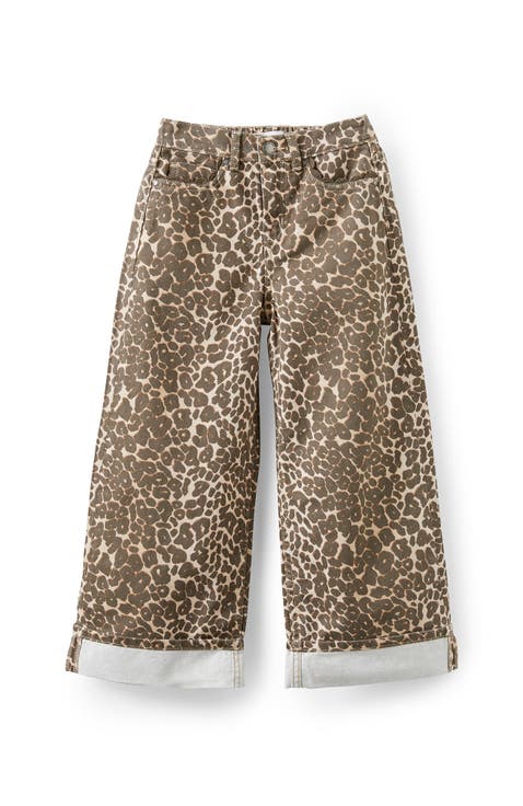 Kid's Embellished Super Wide Denim Jean