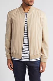 HUGO Ukashi Zip Front Stretch Cotton Jacket