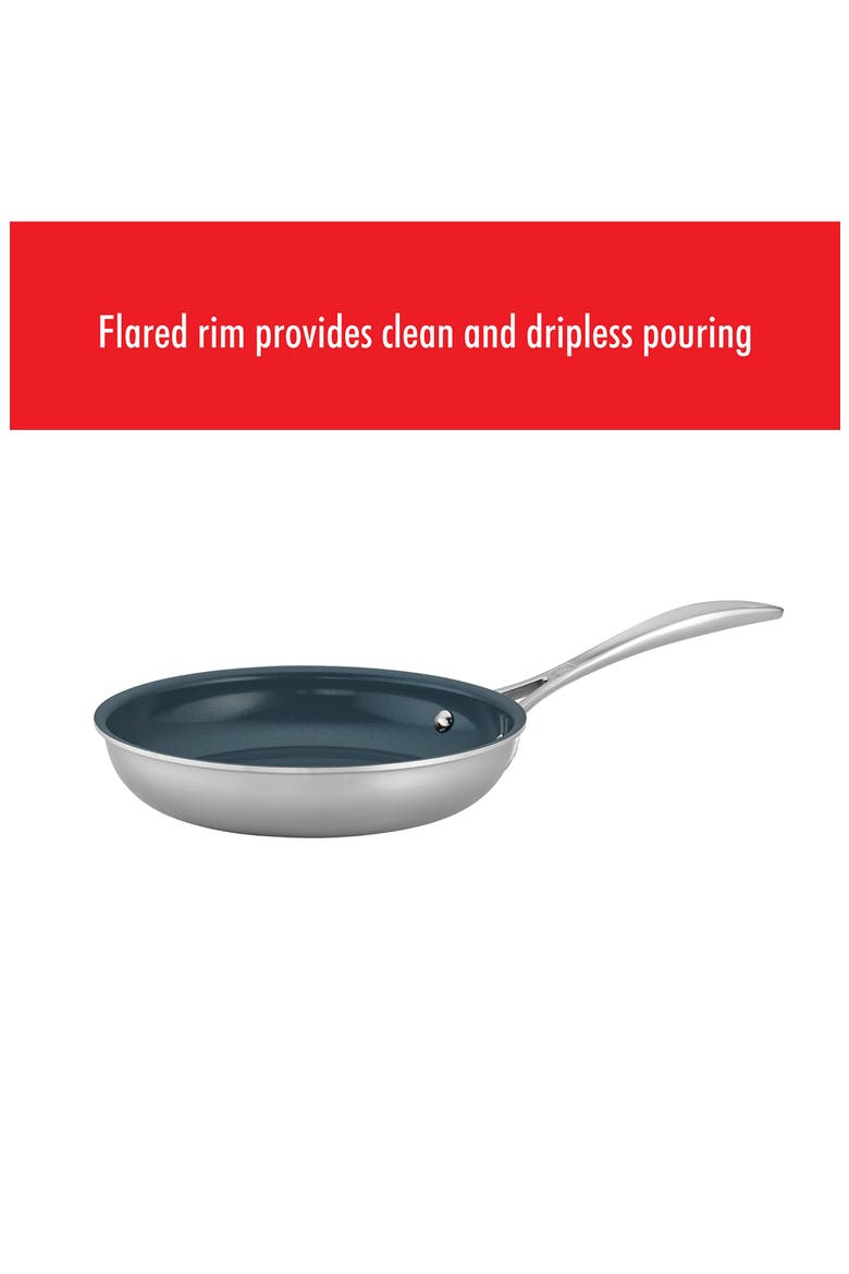 Clad CFX 10-Piece Nonstick Cookware Set, Alternate, color, STAINLESS STEEL