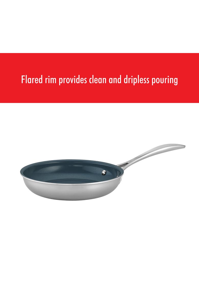 ZWILLING Clad CFX 10-Piece Nonstick Cookware Set, Alternate, color, Stainless Steel