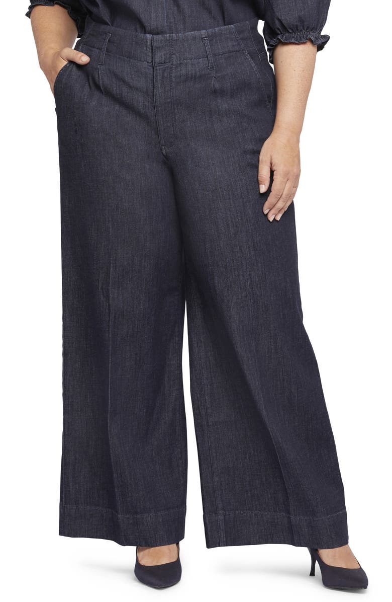 NYDJ Mona High Waist Wide Leg Jeans, Main, color,