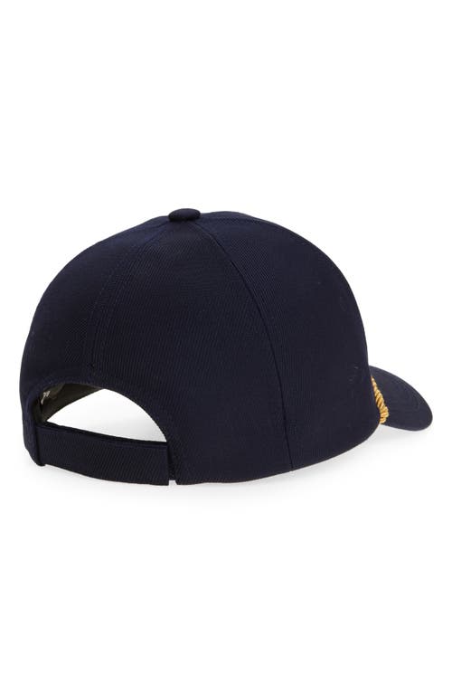 Balmain Signature Embroidered Patch Adjustable Baseball Cap