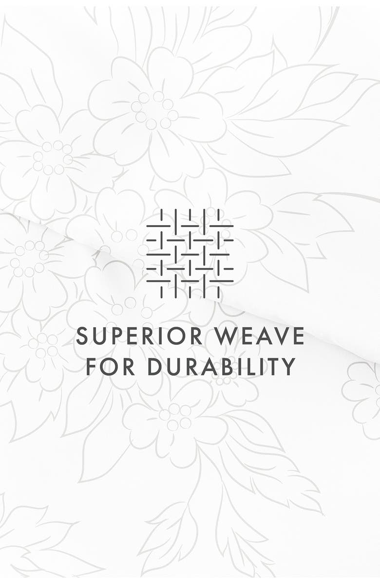 HOMESPUN Premium Ultra Soft Vine Pattern 3-Piece Duvet Cover Set, Alternate, color, Gray