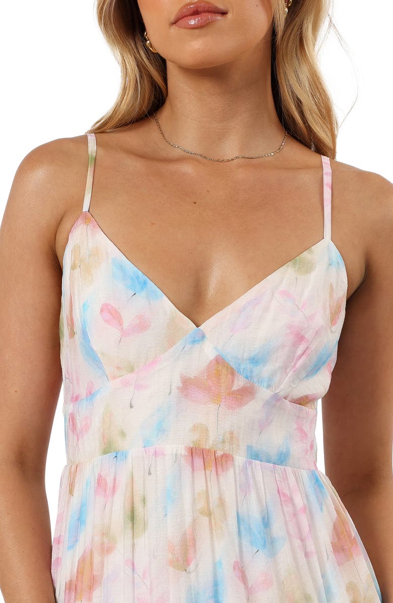 Petal & Pup Luna Sleeveless Maxi Dress, Alternate, color, Pink Multi Floral