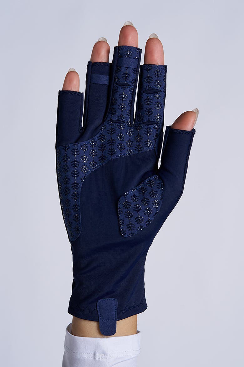 MaxShield Multi-Sport Gloves, UPF 50+ Sun Protection, Alternate, color, Navy
