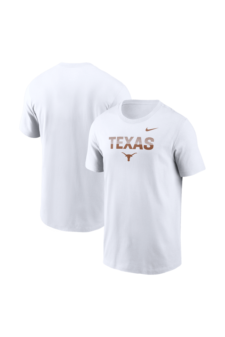 Men's Nike White Texas Longhorns Primetime Kinetic T-Shirt, Alternate, color, White