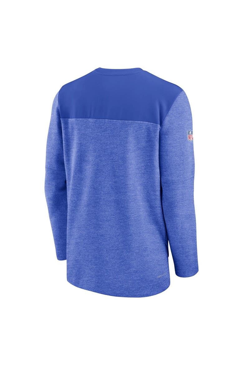 Men's Nike Royal Los Angeles Rams Sideline Lockup Performance Quarter-Zip Top, Alternate, color, Royal