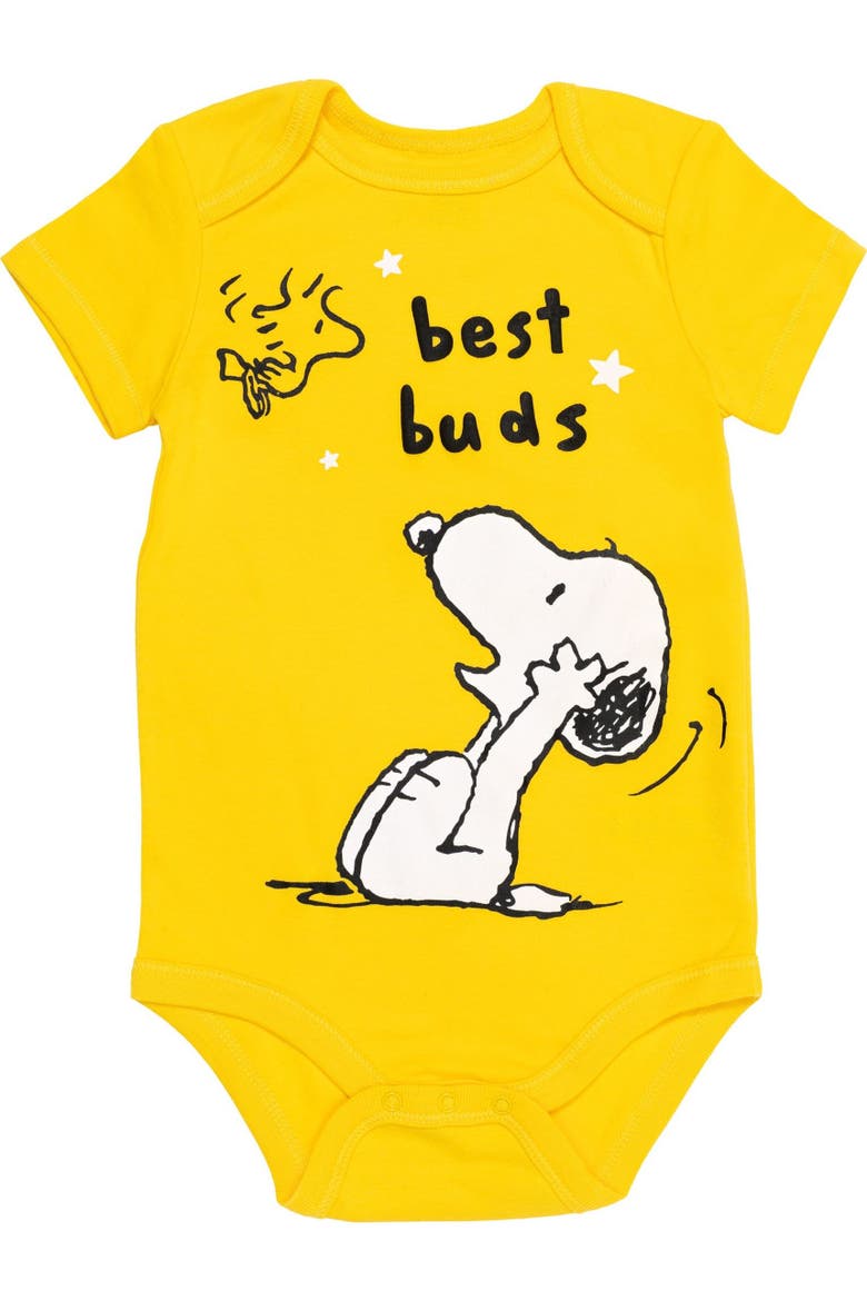 5-Pack Bodysuits, Alternate, color, Peanuts Assorted