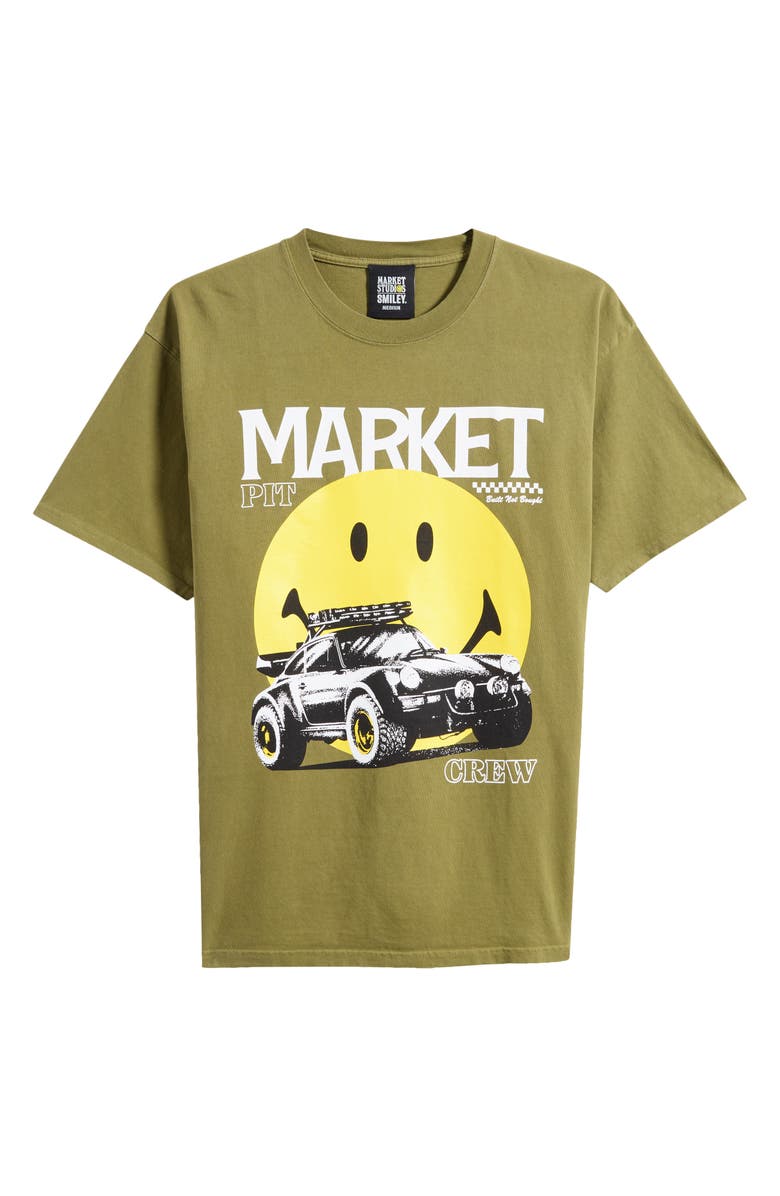 MARKET SMILEY<sup>®</sup> All Four Cotton Graphic T-Shirt, Alternate, color, Sphagnum
