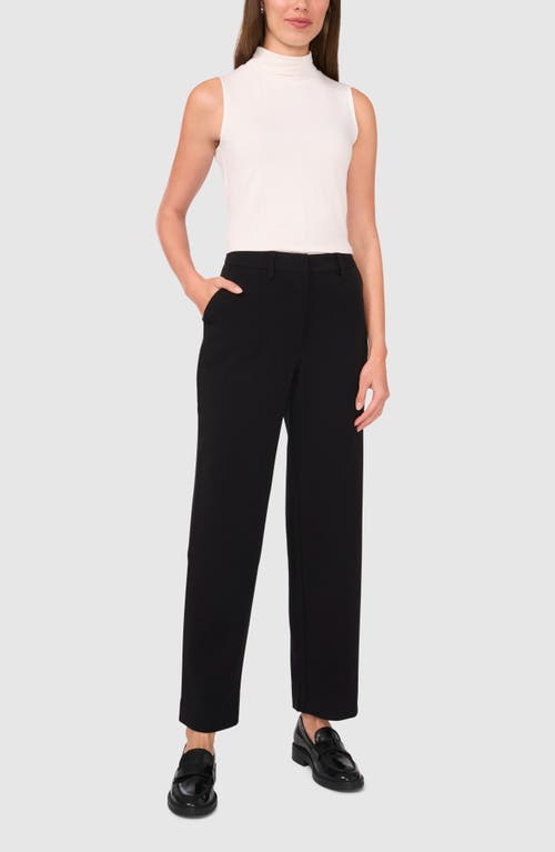 Halogenr Halogen(r) High Waist Straight Leg Pants In Rich Black