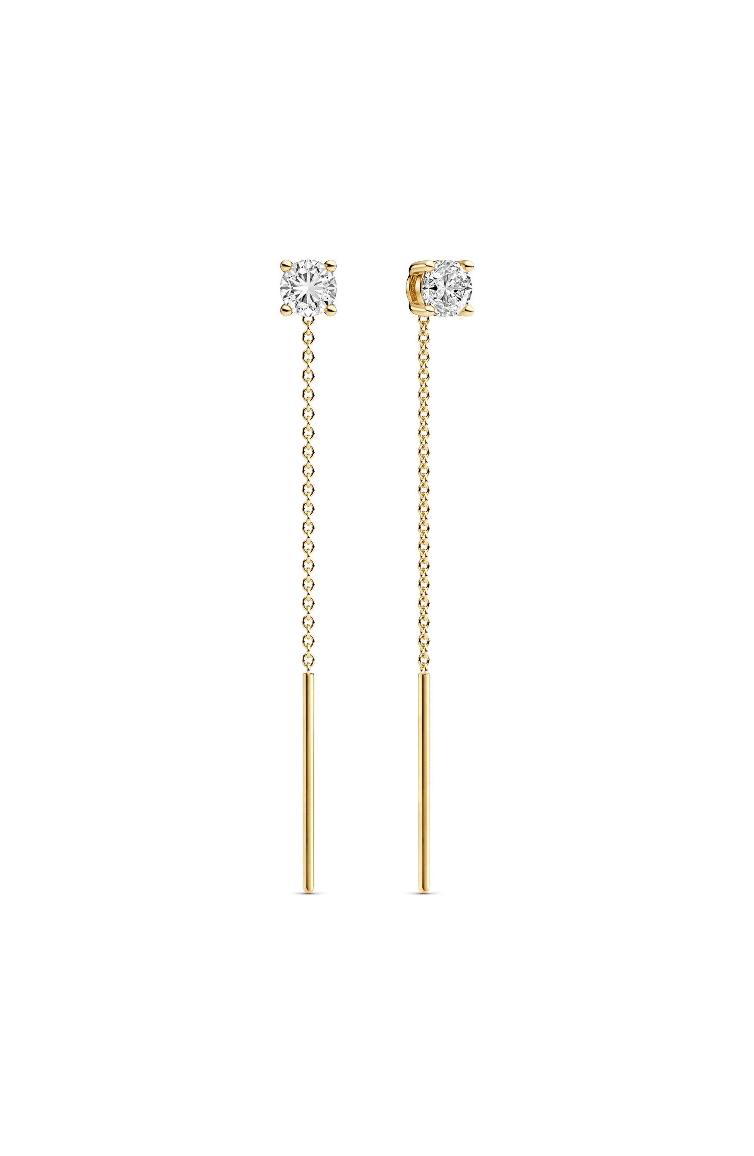 Sif Jakobs Jewellery Princess Uno Lungo Cubic Zirconia Earrings (Women ...