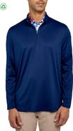 CON.STRUCT Regular Fit Melange Recycled Performance Quarter Zip