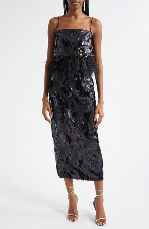 RAMY BROOK RAMY BROOK DONNELLY PAILLETTE MAXI SKIRT