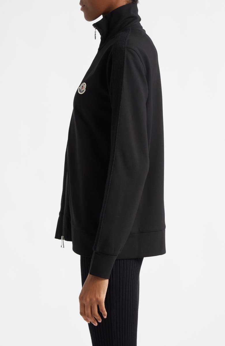 Moncler Tonal Trim Punto Milano Jacket, Alternate, color, 