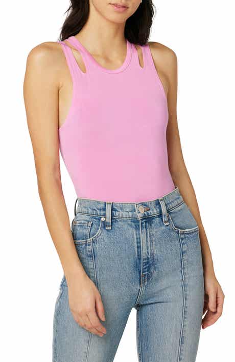 Hudson Jeans Cutout Sleeveless Bodysuit
