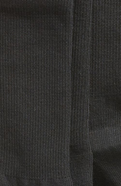 Nordstrom 3-pack Everyday Crew Socks In Black