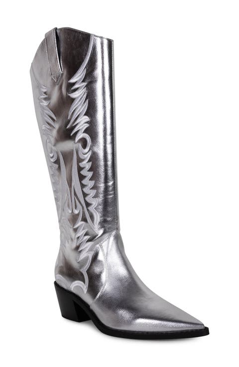 Gigi Faux Leather Western Boot