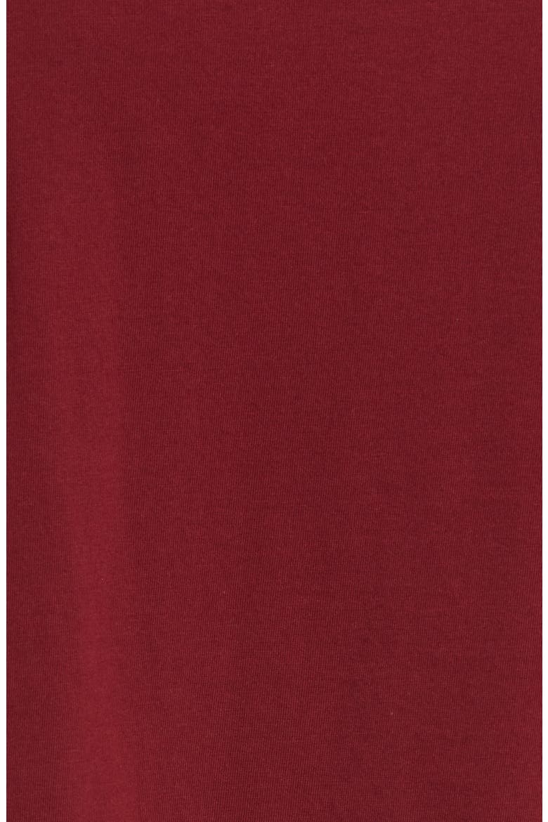 Crewneck Pima Cotton T-Shirt, Alternate, color, QUEENS MERLOT