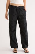 STAUD Dash Cinched Taffeta Pants