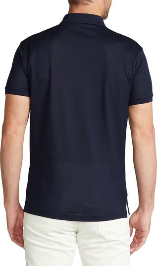 Ralph Lauren Purple Label Slim Fit Logo Embroidered Cotton