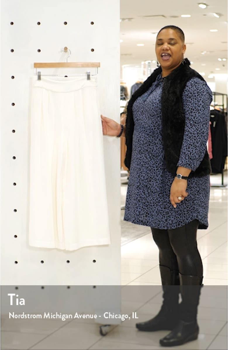 Wide Leg Crepe Trousers, sales video thumbnail