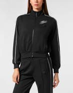 PLEIN SPORT Cropped Tracksuit Jacket Women