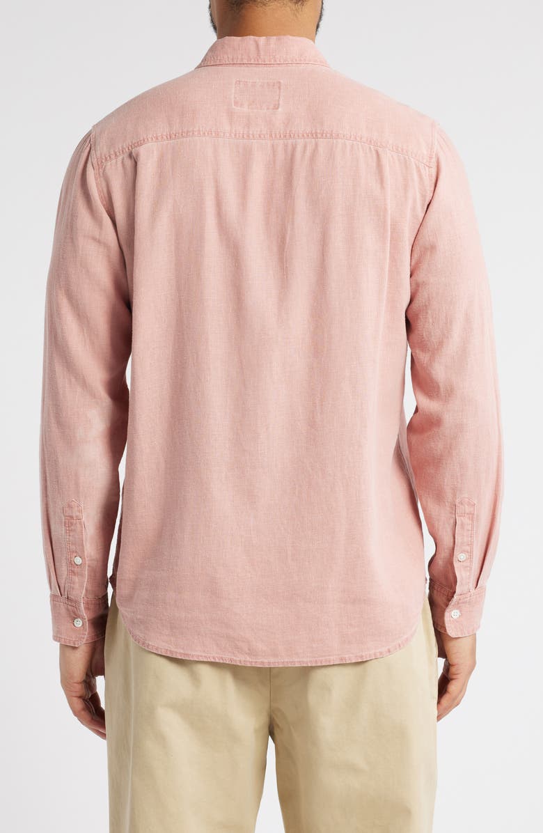 Rails Mykonos Linen Blend Button-Up Shirt, Alternate, color, 