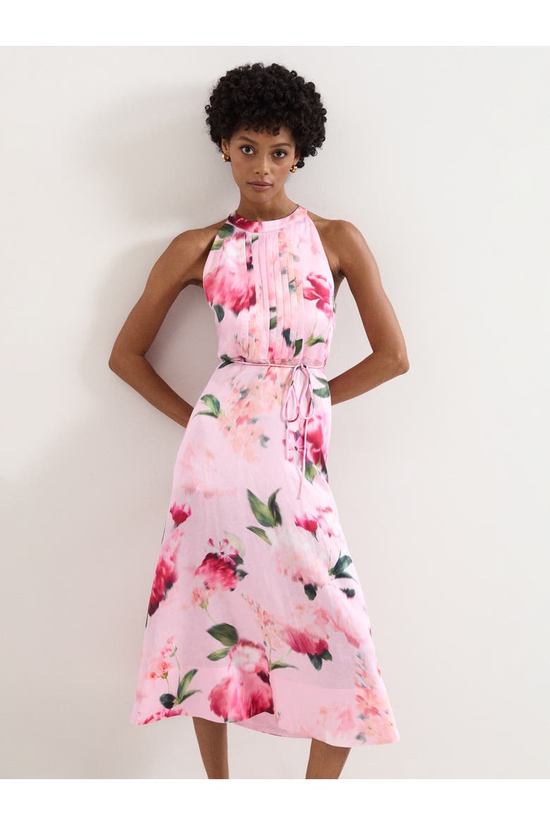 Bethany Midi Dress, Alternate, color, Pink