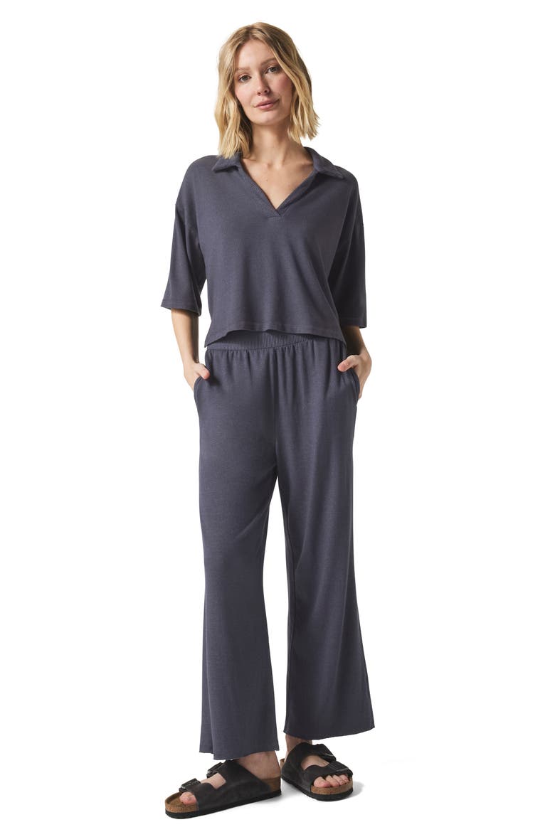 Brooke Knit Pants, Alternate, color, ASH NAVY