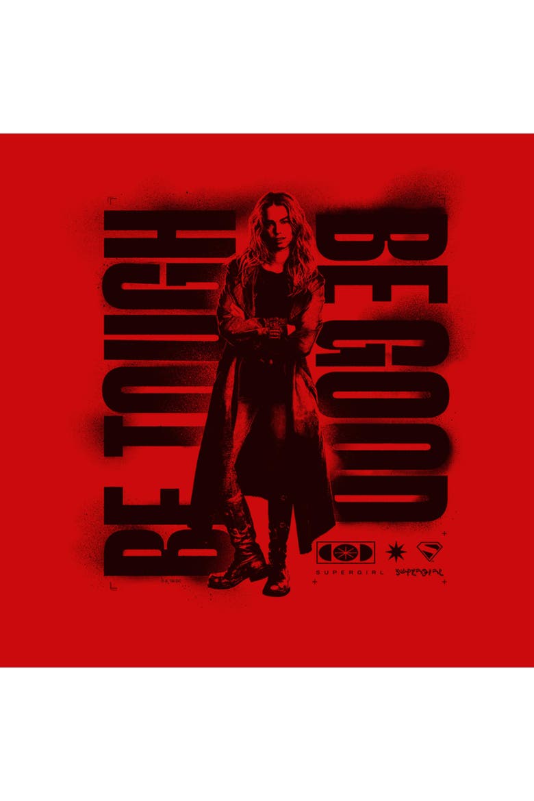 Boy's Supergirl Kara Be Good  Graphic T-Shirt, Alternate, color, Red