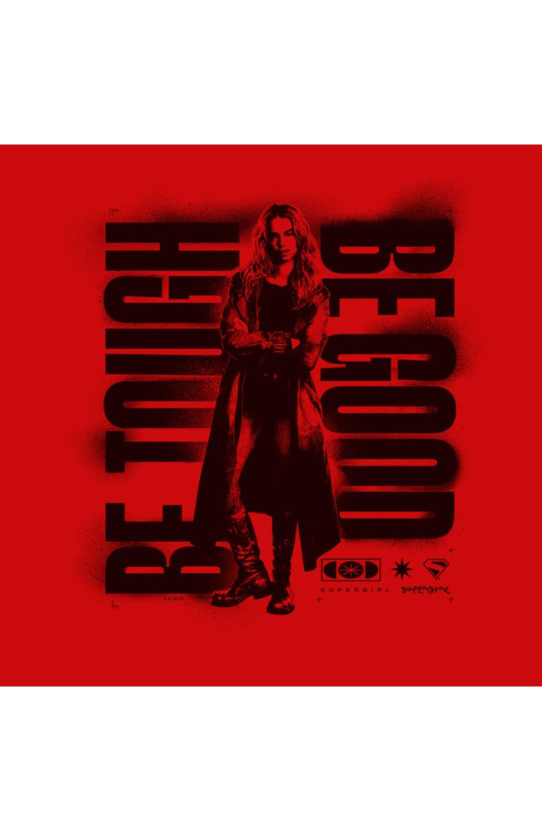 Supergirl Boy's Supergirl Kara Be Good Graphic T-Shirt, Alternate, color, Red